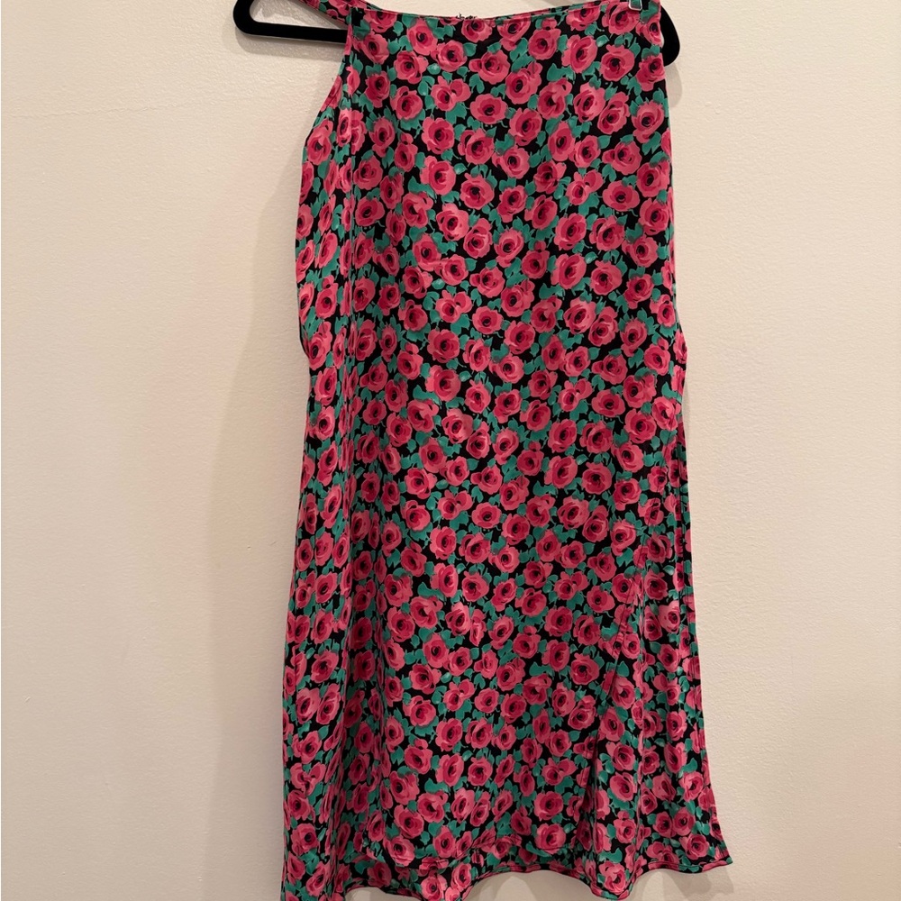 For Love And Lemons Floral Slit/Cutout Midi Skirt